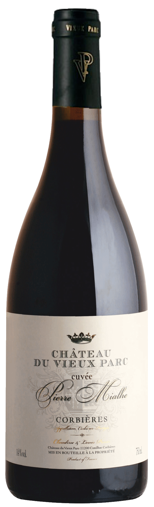 CORBIÈRES CHÂTEAU VIEUX PARC 'Cuvée Pierre Mialhé', Languedoc, Frankrijk