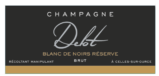 Champagne Delot Blanc de Noir 'Réserve' BRUT, Champagne, Frankrijk