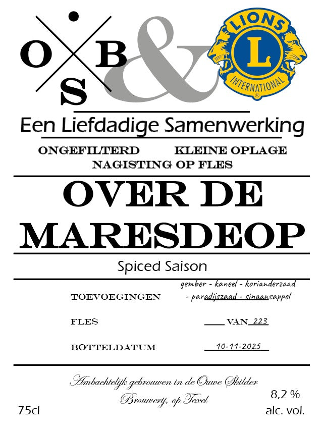 Bierpakket met "Over de Maresdeop" en "Kóóger Tripel"
