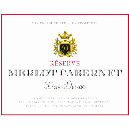 DOM DORIAC MERLOT-CABERNET RÉSERVE, Languedoc, Frankrijk